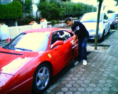 Me en ferrari